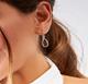 PENDIENTES MAREA PLATA- ETERNITY - D03201/AK