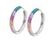 PENDIENTES ARO LOTUS SILVER LP3484-4/2 - RAINBOW