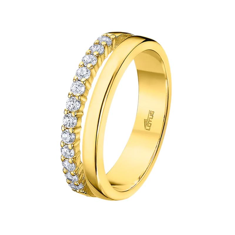 ANILLO LOTUS SILVER CIRCONITAS LP3446-3