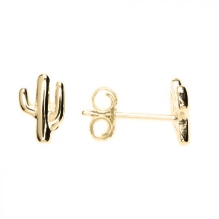 PENDIENTES DE PLATA CACTUS