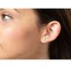 PENDIENTES CALAVERA PLATA DORADA