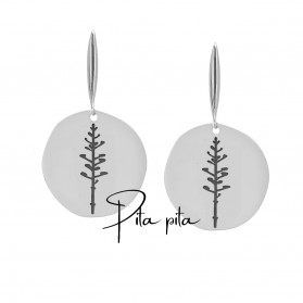Pendientes colección Pita Pita plata 20 mm