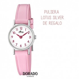 Reloj Lotus niña correa piel rosa 18409/2