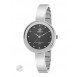 Reloj Marea mujer plateado fondo gris oscuro correa semirrigida estrecha - B54143/3